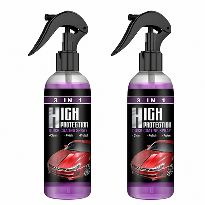 SMILE BIG 3 in 1 High Protection Quick Car Ceramic Coating Spray - Car Wax Polish Spray (Pack of 1)